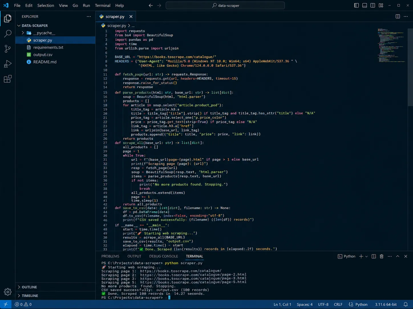 Data Scraping Automation preview 3